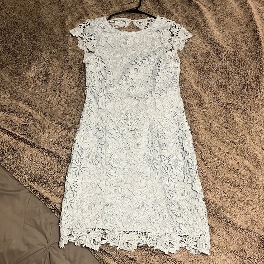 Blue cocktail dress